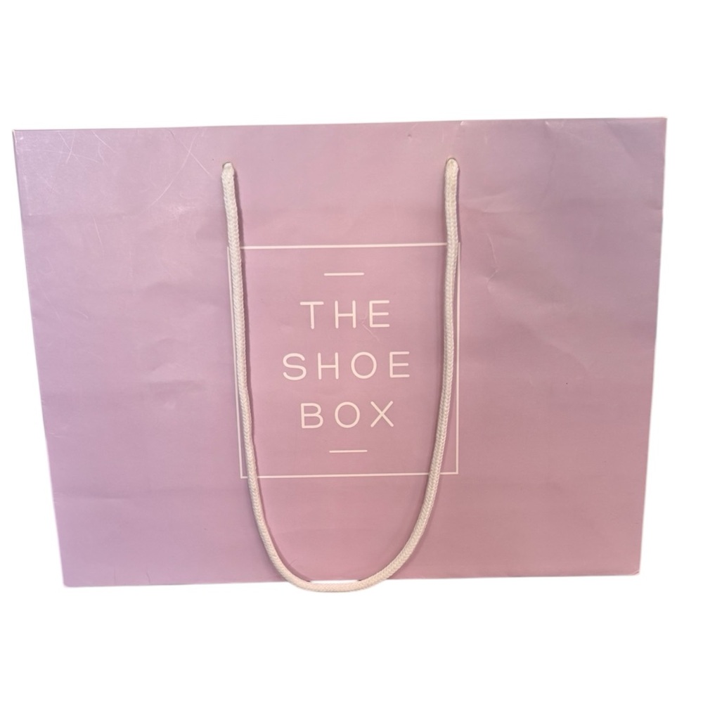 🔵 3/ $15 - The Shoe Box (NY) Shopping Bag